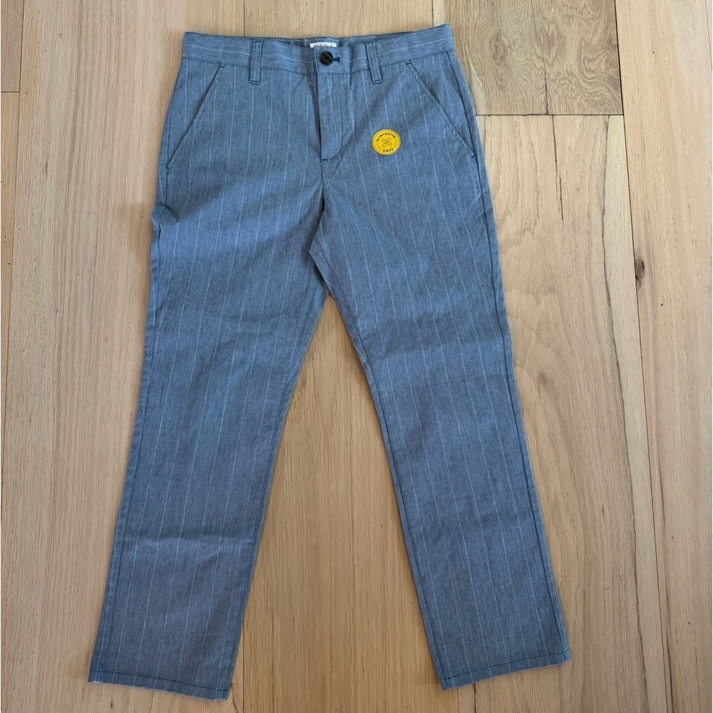 Cat & Jack Blue Striped Trouser Formal Pants Boys Size 14 NWT